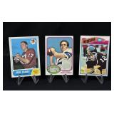 1970s Topps Football - Bradshaw, Staubach & Hart