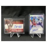Panini Autograph K. Smith & S. Webb Cards