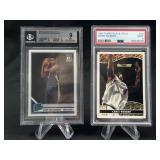 Topps C. Webber & Donruss Z. Williamson Graded PSA