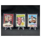 Topps & Panini Joe Torre 1968, Lou Brock 1969,