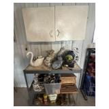 Contents of Shelf, Yard Decor, and More