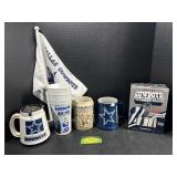 Dallas Cowboys Beer Mug, Flag, and More
