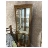 Lighted Display Corer Cabinet