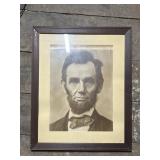 Large Framed Abraham Lincoln Photo