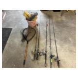 Fishing Poles, Net, and More Fishing  Supplies