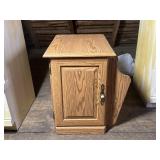 End Table with Magazine Rack