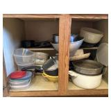 Underside cabinet contents