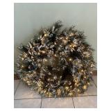 Lighted Christmas Wreath