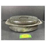 Graniteware roaster pan