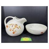 Halls Jewel Pitcher and basin