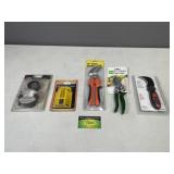 Door Lock Installation Kit, Hand Pruner, and More