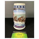 1995 Budweiser Christmas Stein