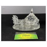 Shannon Crystal Horse Drawn Carriage figure
