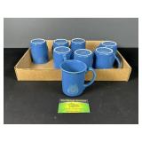 Corningware set of blue Mugs