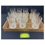 11 crystal luminarc type glasses