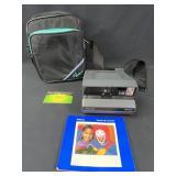 Vintage Polaroid spectra camera & case