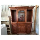 Nichols & Stone Co Large Lighted Hutch