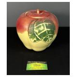 Weller Style Pottery Apple Jar & Lid