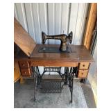 Vintage Singer Sewing Table