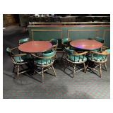 2 Round Pub Tables With 8 Chairs