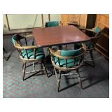 Square Pub Table & 4 Chairs