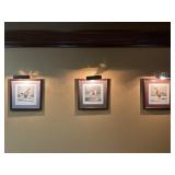 Framed Poultry Prints by J. Prideaux