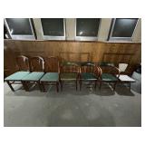 7 Wooden Chairs