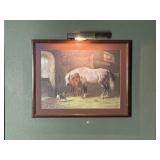 E. Volliers 1863 Framed Horse Wall Art
