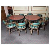 2 Round Pub Tables With 8 Chairs