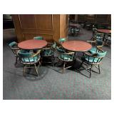 2 Round Pub Tables With 8 Chairs