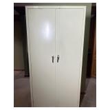 Metal cabinet 18" x 36" x 72" some wear