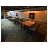 4 tables and 8 Chairs