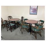 2 Circle Laminate Tables