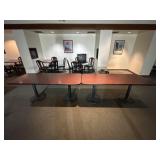 2 Laminate Cafe Style Tables