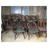 20 chairs and stools