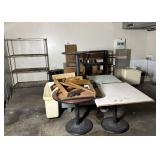 Metal Shelf, Desk & More