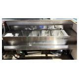 Commercial Stainless Steel Triple Sink Unit