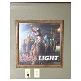 Coors Light Horse Racing Wall Decor