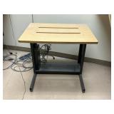 Metal and Wood Desk