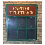 Capitol Teletrack Post Board