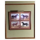 Framed Horse Wall Art