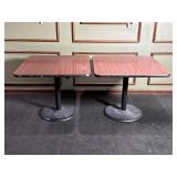 2 Square Pub Tables