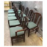 Eleven Wooden Chairs in Disrepair