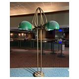 Vintage Green Shade Bankers Lamp