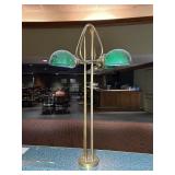 3 Vintage Green Shade Bankers Lamp