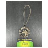 Sterling Necklace Unicorn pendant 4" Signed