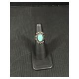 Sterling Ring with Turquoise