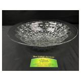 Williamsburg pressed glass flared bowl