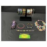 (10) Bracelets with seed bead enamel and more