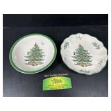 (2) Spode Christmas Tree bowls